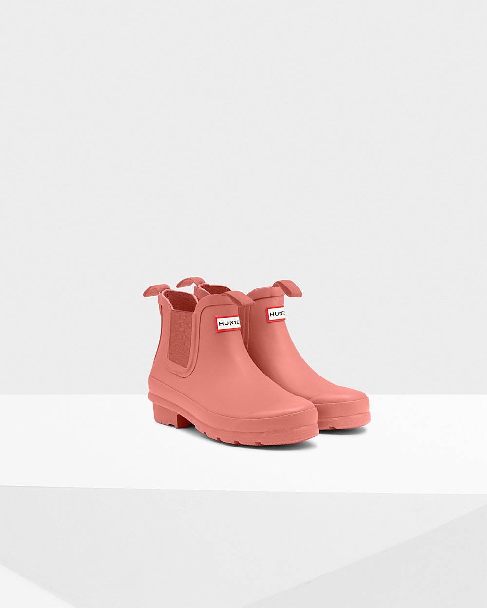 Botas Chelsea Hunter Niños Rosas Original Big 497503-KVI